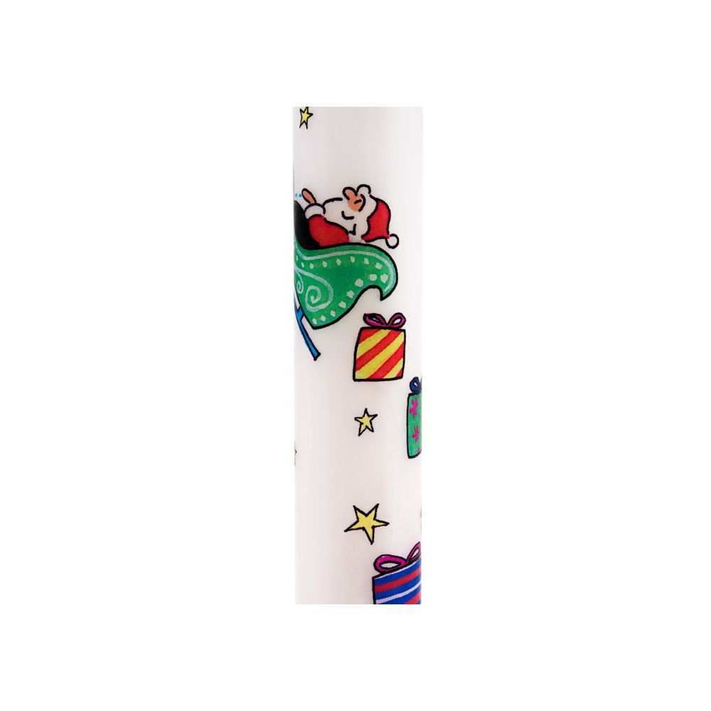 Santa's Sleigh Advent Candle