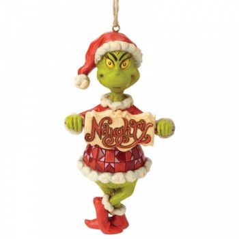 The Grinch Naughty or Nice? - Hanging Ornament