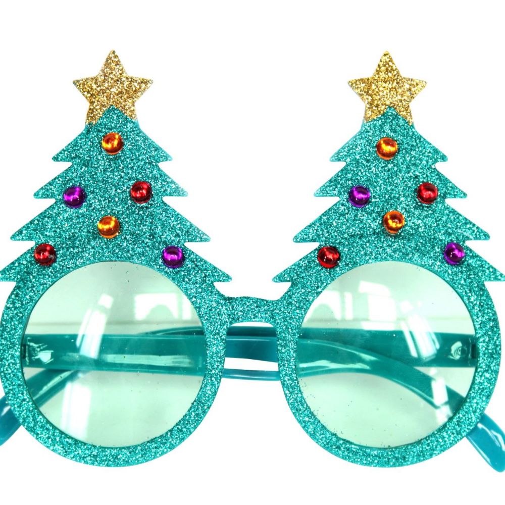 Great Fun Christmas Tree Glasses - 14cm x 12cm