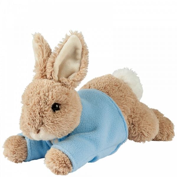 Small Lying Peter Rabbit Plush Toy - Height 12cm x 13cm long x 8cm wide