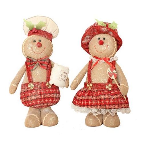 Lovely Medium Gingerbread Man - 47cm tall x 27cm wide x 15cm deep