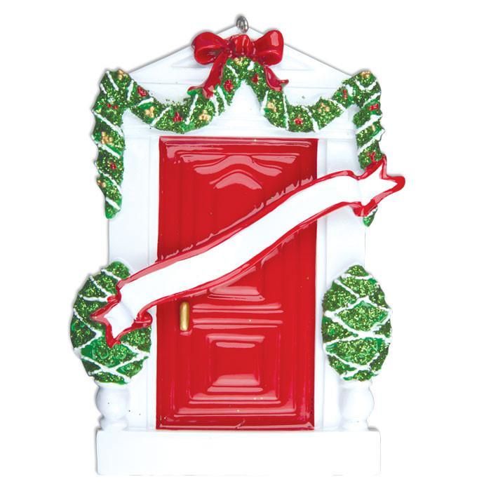 Ceramic Festive Christmas Door, Personalise for yourself or a loved one for