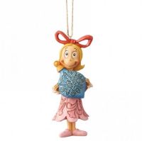 Cindy Lou from The Grinch Hanging Ornament by Jim Shore - 11.5cm tall x 4 wide x 4.5 deep.