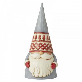 'Nordic Noel' Nordic Gonk Gnome figurine by Jim Shore - 15cm tall x 7 wide x 7 deep.
