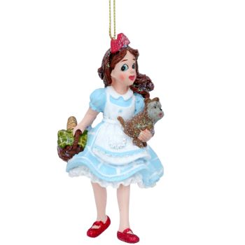 Dorothy & Toto from The Wizard of OZ Bauble - 10cm x 7cm x 5cm