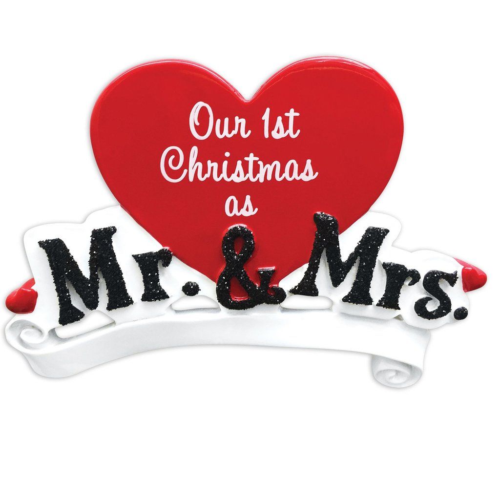 Love Heart  - 1st Christmas as Mr & Mrs 
