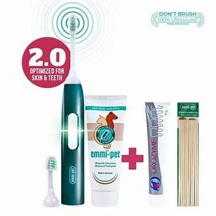Emmi Pet Toothbrush 2.0 Daily Set (UK Plug) and Orozyme Gel