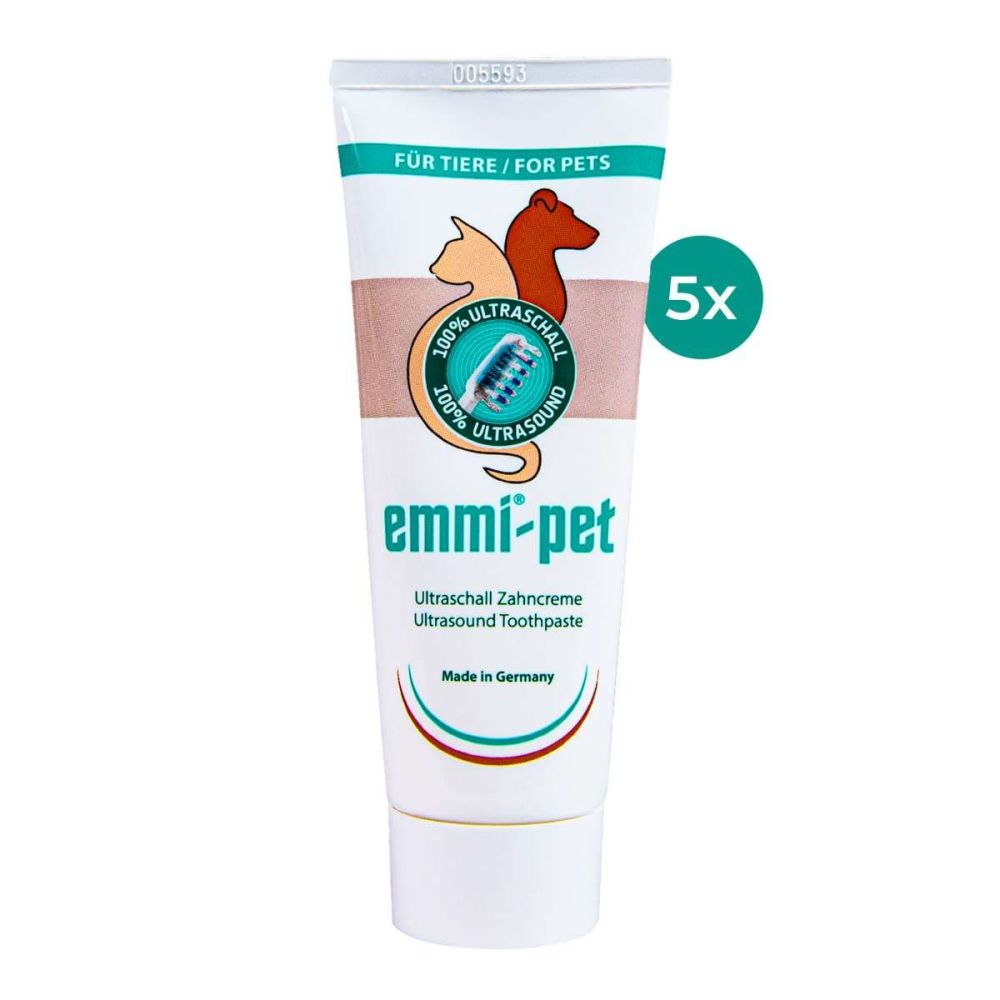 Emmi-Pet Ultrasound Toothpaste 75ml x 5
