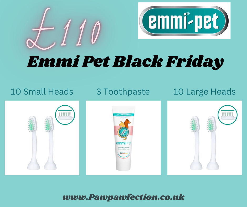 "Emmi Pet Ultrasound Toothbrush Heads & Toothpaste - Black Friday Deals 2023 | Save Big!"