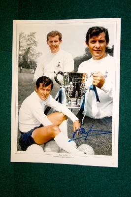 Alan Mullery Hand Signed 16x12 Photo Montage