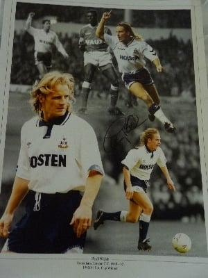 Paul Walsh Signed Spurs Photograph