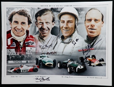 Brooks, Watson, Moss and Attwood Signed 12x16 Photograph