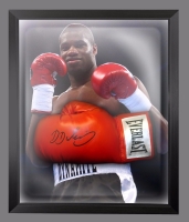 Daniel Dubois  Hand Signed Red Everlast Boxing Glove In A Dome Frame - C