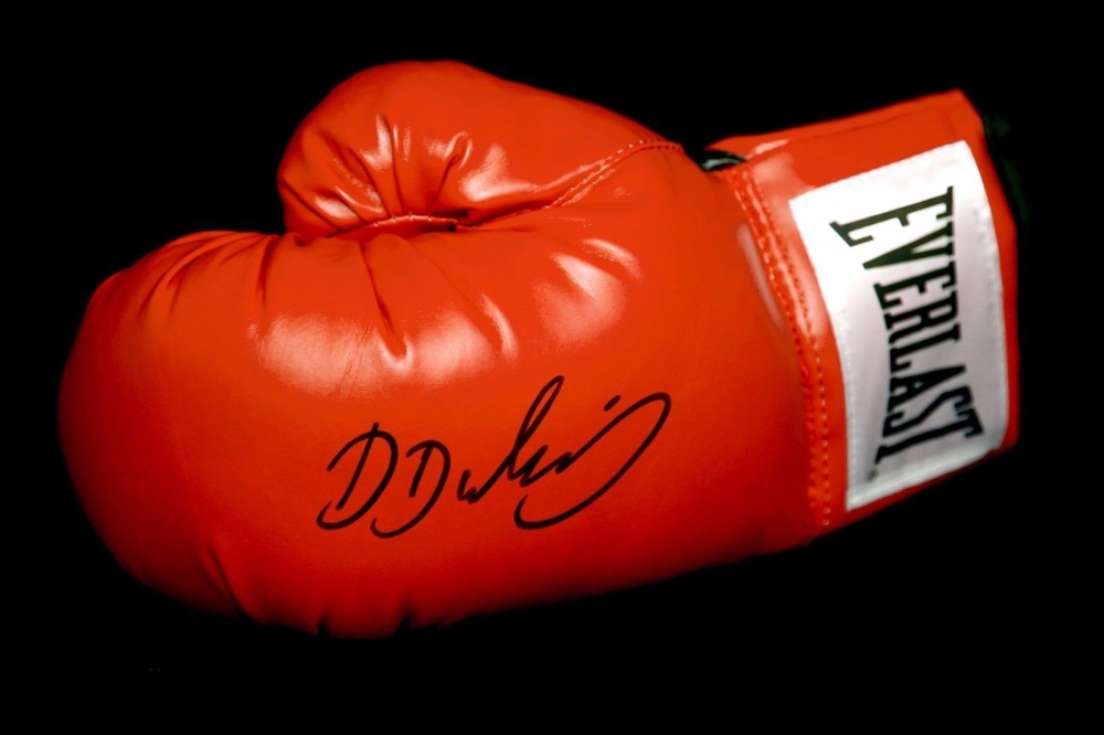 Daniel Dubois Hand Signed Red Everlast Boxing Glove.