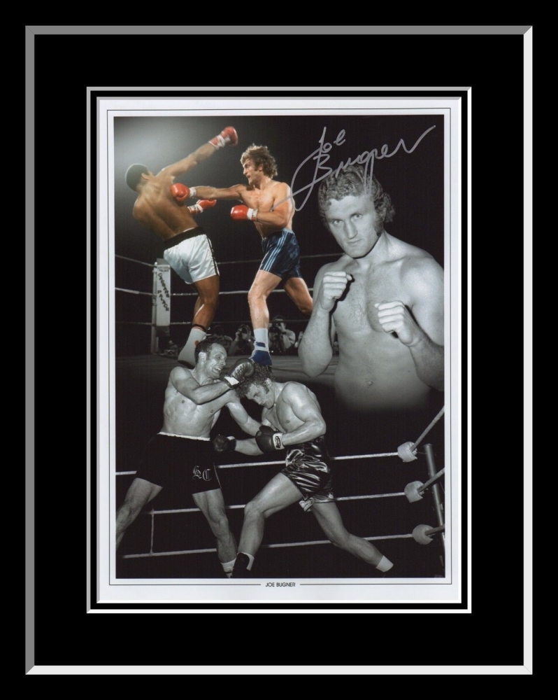 Joe Bugner Signed And Framed Boxing Montage