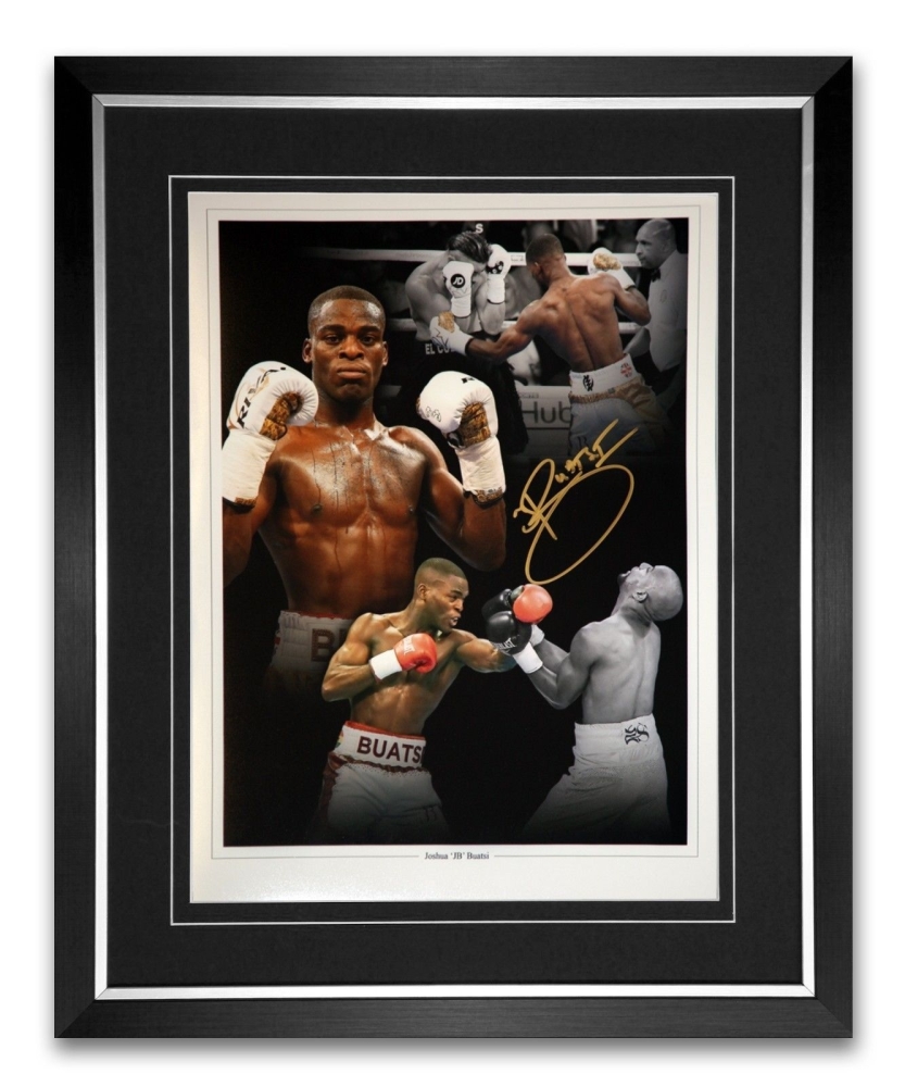 Joshua Buatsi Signed And Framed 12x16 Boxing Photograph