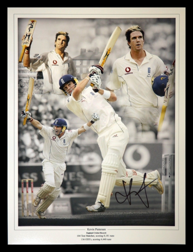 Alastair Cook  Signed And Framed Cricket 12x16 Photograph A 