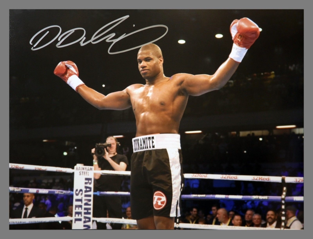  Daniel Dubois Signed Boxing 12x16 Photograph : A