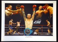 Kevin Mitchell Signed 12x16 Boxing Montage Photograph