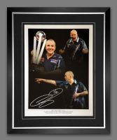 Phil Taylor Signed And Framed 12x16 Photograph :A