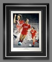 Jan Molby Liverpool Signed And Framed Football 12x16 Photograph
