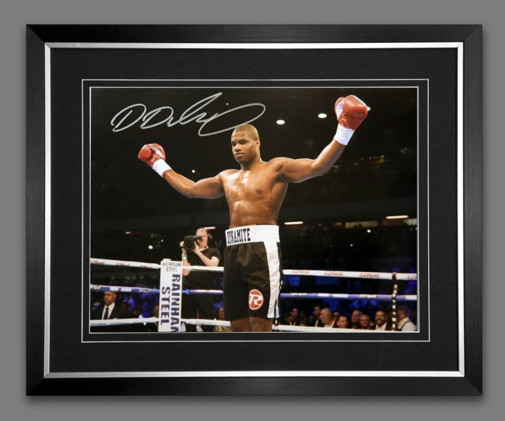 Daniel Dubois Signed And Framed 12x16 Boxing Photograph : B