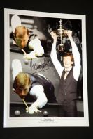 Steve Davis  Signed Snooker 12x16 Photograph 