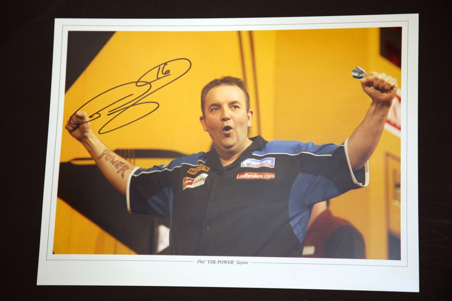 Phil Taylor Montage Moments Authentic Memorabilia Shop.