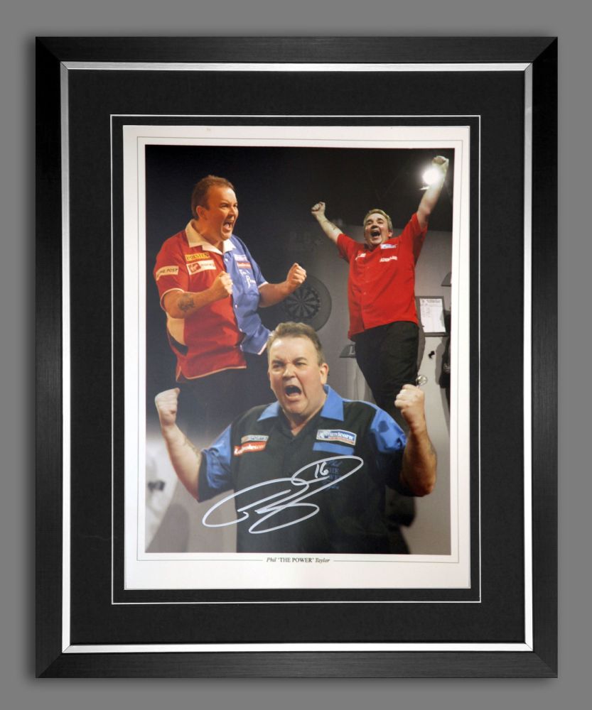 Phil Taylor Signed And Framed 12x16 Photograph : D