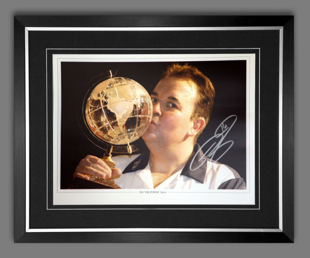Phil Taylor Signed And Framed 12x16 Photograph : G