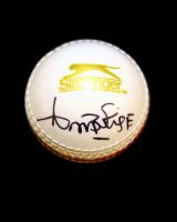 Curtly Ambrose Hand Signed Cricket Ball : A