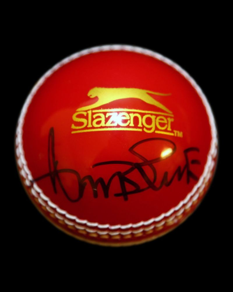 Curtly Ambrose Hand Signed Cricket Ball : B