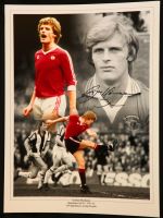 Gordon McQueen Signed 12x16 Manchester United Photograph