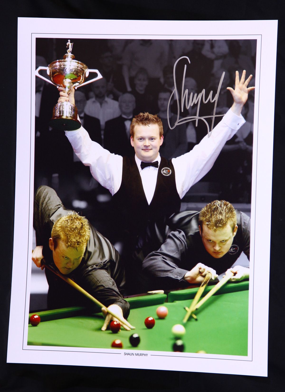 Shaun Murphy Signed And Framed Snooker Montage