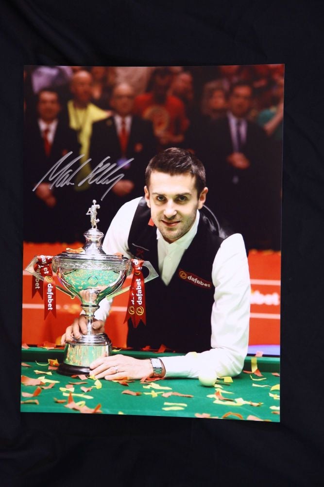 Mark Selby World Champion Signed 12x16 Snooker Photo A