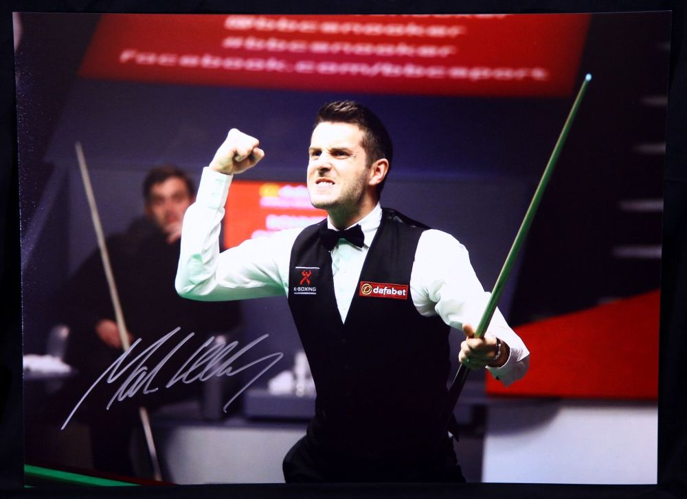 Mark Selby World Champion Signed 12x16 Snooker Photo B