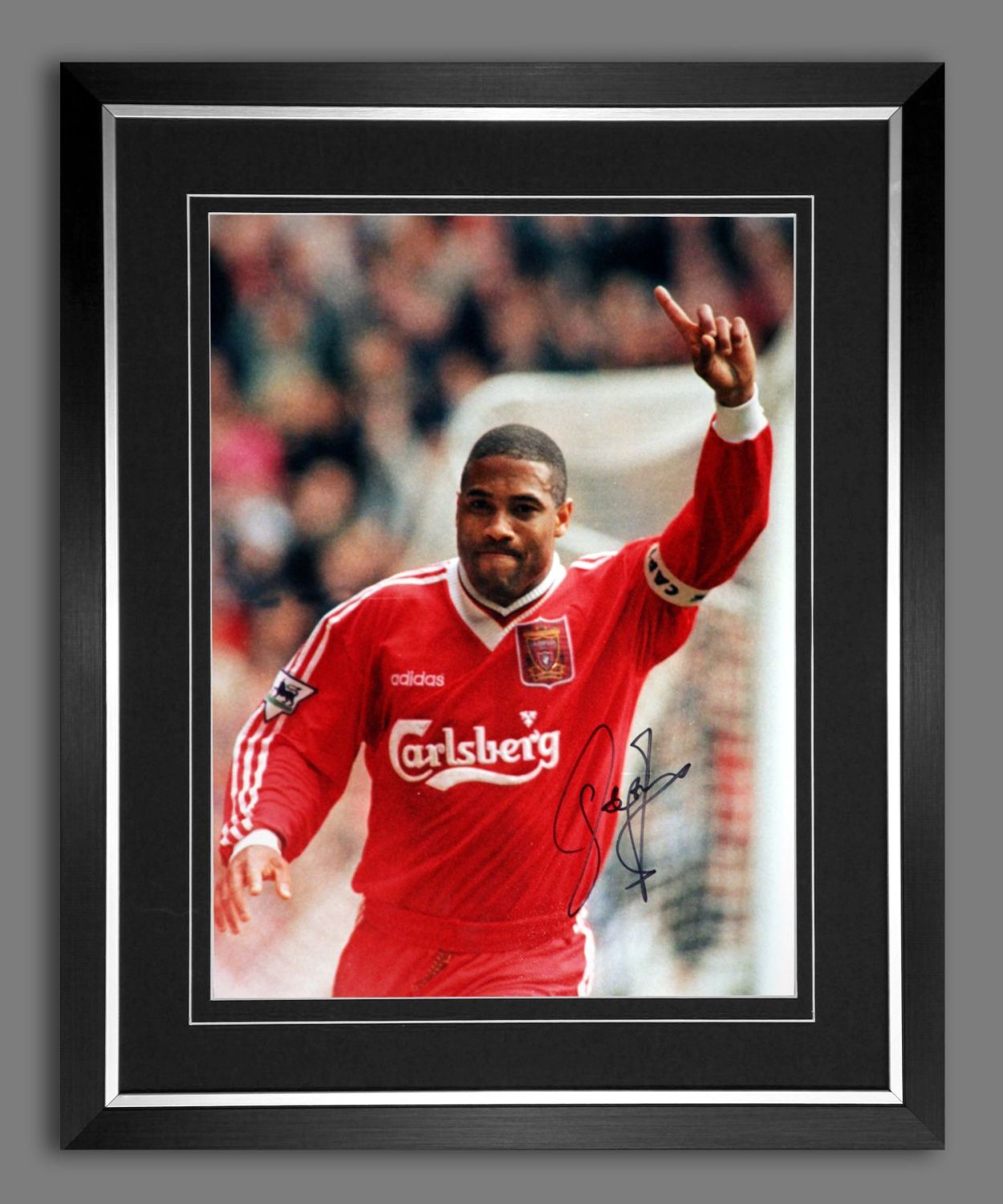 John Barnes Liverpool Signed And Framed 12x16 Football ...