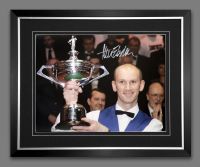 Peter Ebdon Signed And Framed Snooker Photograph