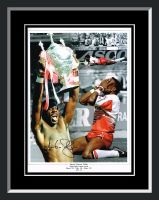 Martin Offiah Signed  And Framed 12x16 Montage