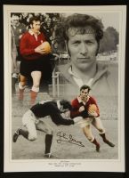 John Dawes Wales Rugby Legend  12x16 Signed Photograph