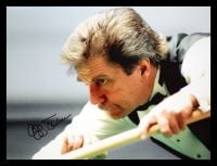 Cliff Thorburn signed  Snooker 12x16 Photograpg : B