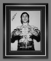 Ken Buchanan  Signed  And Framed 12x16 Boxing Photo : A