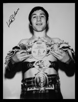 Ken Buchanan  Signed 12x16 Boxing Photo : A