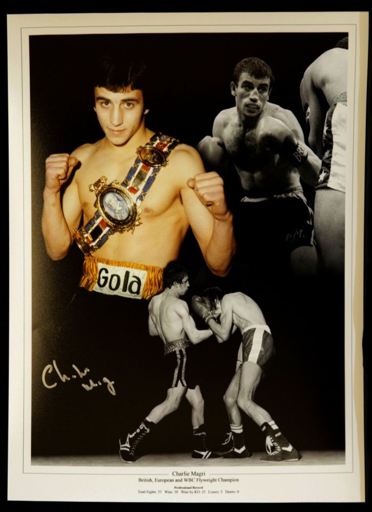 Charlie Magri Signed Boxing Photograph