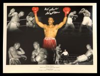  Michael Watson Hand Signed Boxing Montage