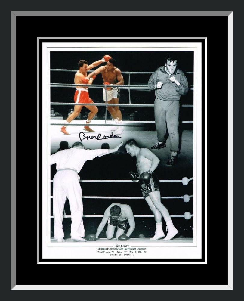 Brian London Boxing  Signed And Framed 12x16 Photograph