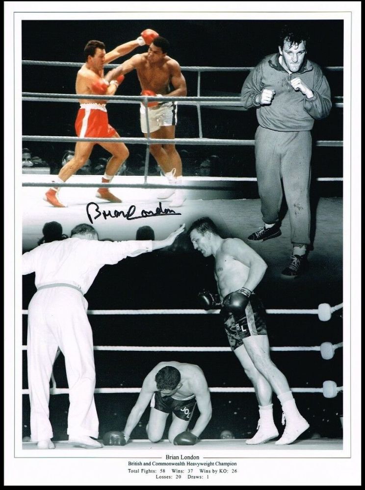 Brian London Boxing  Signed  12x16 Photograph