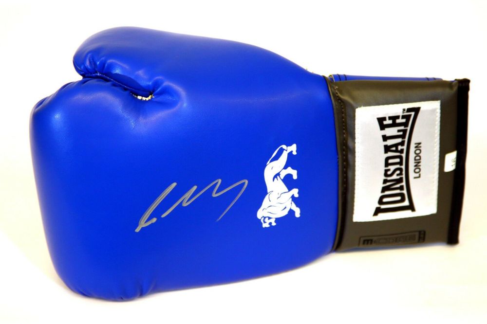 Lee Selby Hand Signed Blue Lonsdale Boxing Glove.