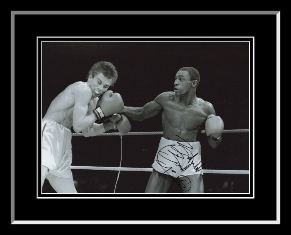 Herol Bomber Graham Signed And Framed  12x16 Boxing Photograph : C