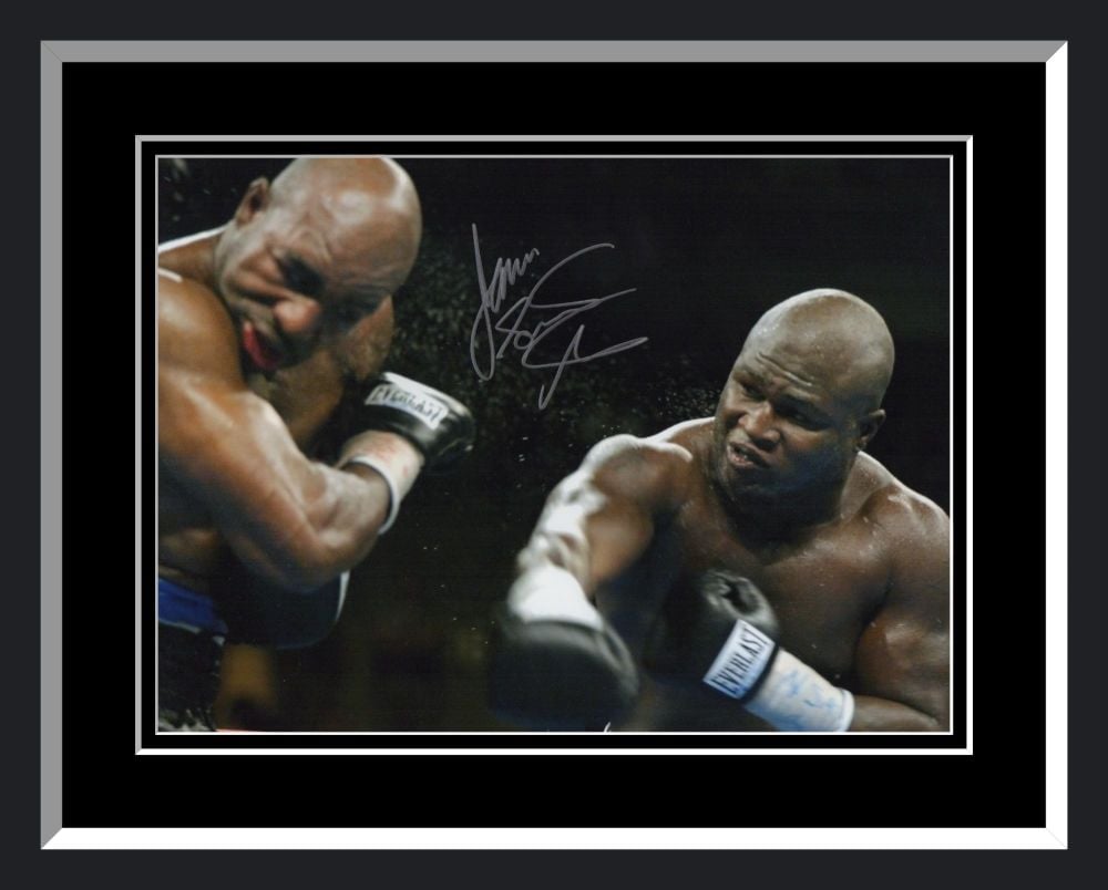 James Toney Signed And Framed Boxing 12x16 Photograph : B